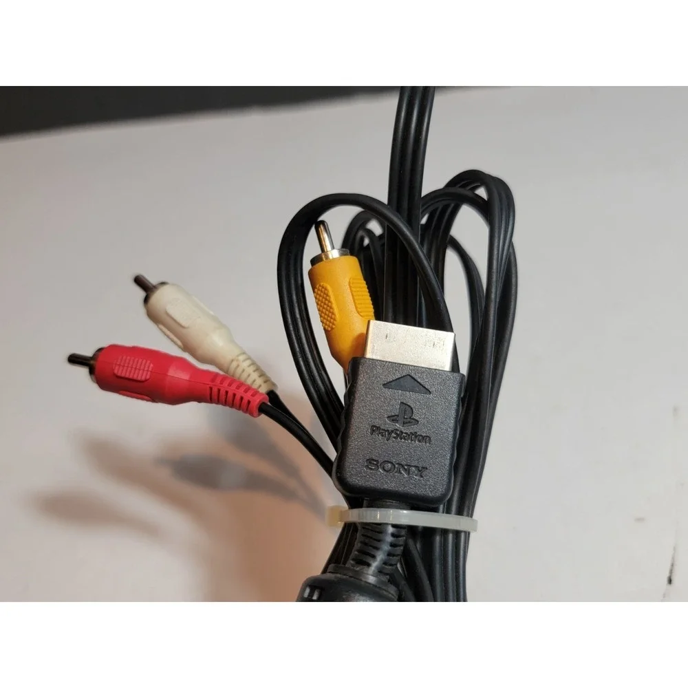 Composite Video Audio AV Cable For Sony PlayStation PS1 PS2 PS3 AV Cables Works